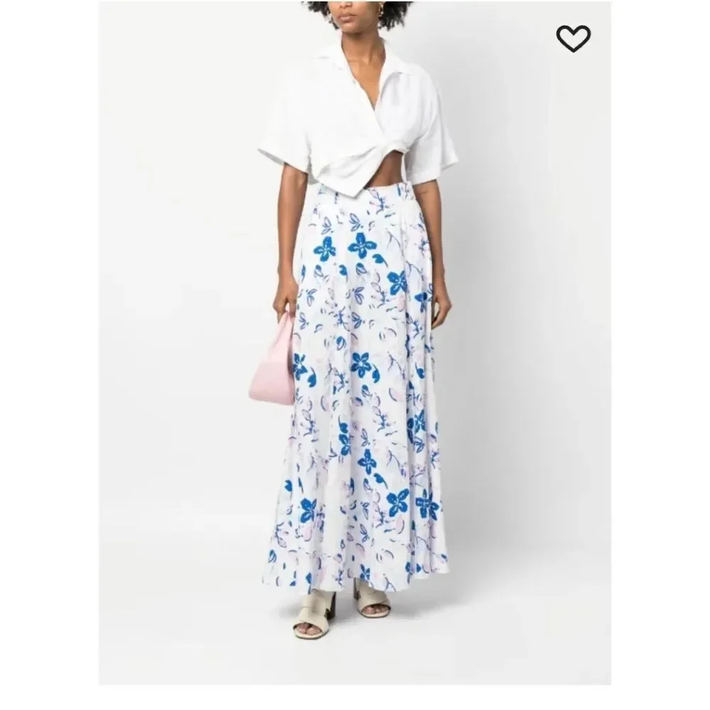 Dorothee Schumacher Bold Flowers Floral Maxi Skirt Size XXS